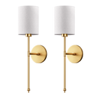 WIRELESS CYLINDRICAL WALL SCONCES (SET OF 2)