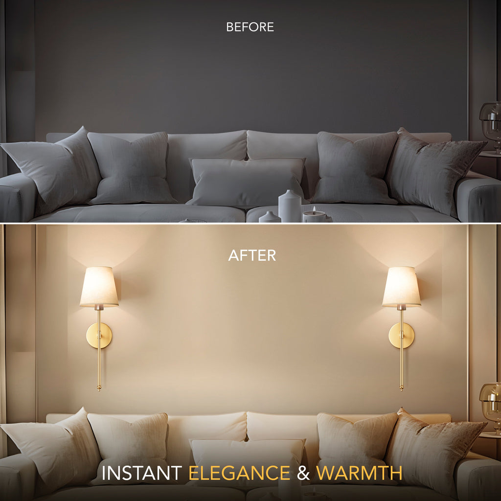WIRELESS WALL SCONCES ( SET OF 2 )