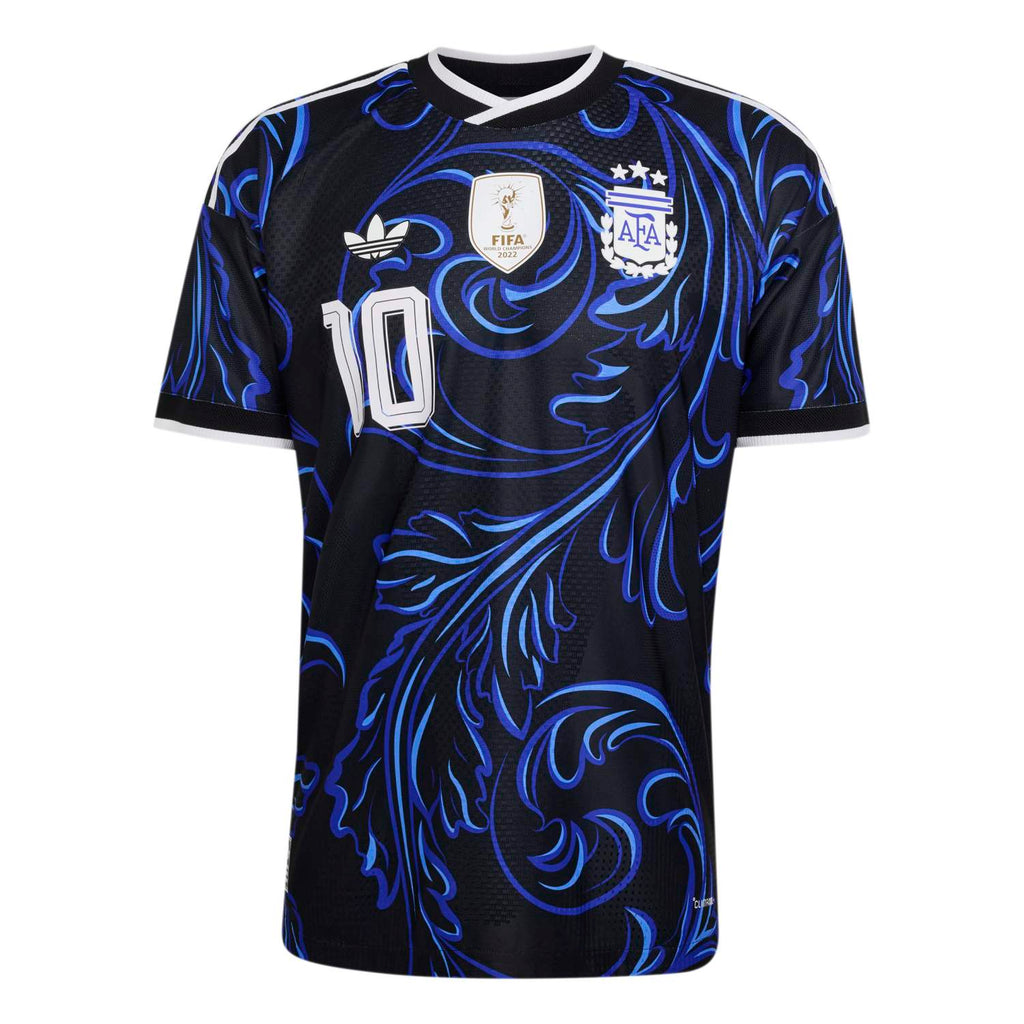 Argentina 26 Messi Away Authentic Jersey - Unisex