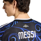 Argentina 26 Messi Away Authentic Jersey - Unisex