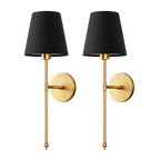 WIRELESS DARK WALL SCONCES (SET OF 2)