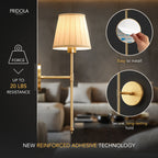 WIRELESS PLEATED WALL SCONCES (SET OF 2)