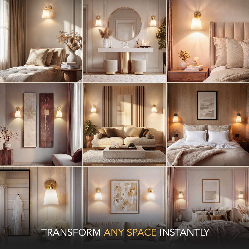 NATURAL IVORY WALL SCONCE